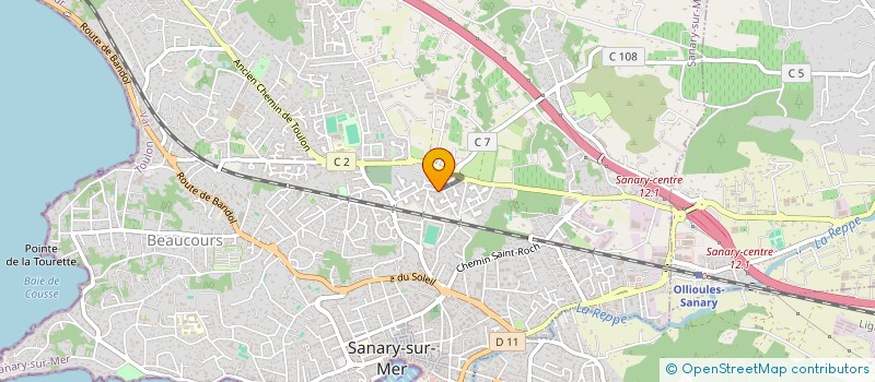 localisation de l'entreprise MADAME MAGALI BURNICHON  SANARY-SUR-MER