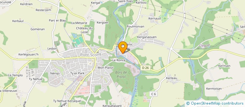 localisation de l'entreprise MADAME MAGALI CADIC  CLEGUER