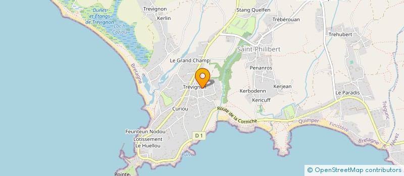 localisation de l'entreprise MADAME MAGALI CADIOU  TREGUNC