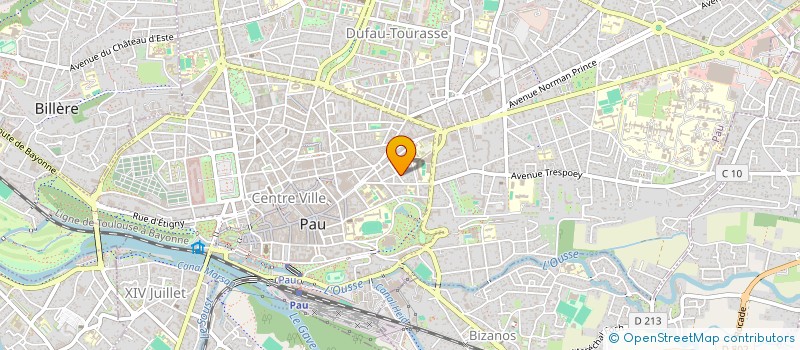 localisation de l'entreprise MADAME MAGALI CAILLAUD à PAU