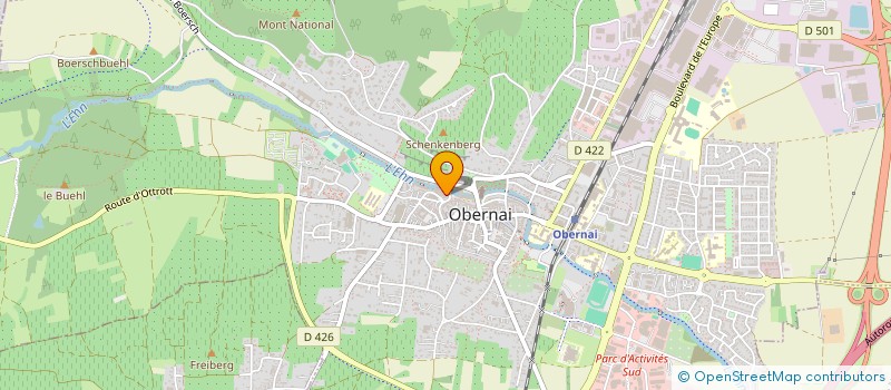 localisation de l'entreprise MADAME MAGALI CARADOT à OBERNAI