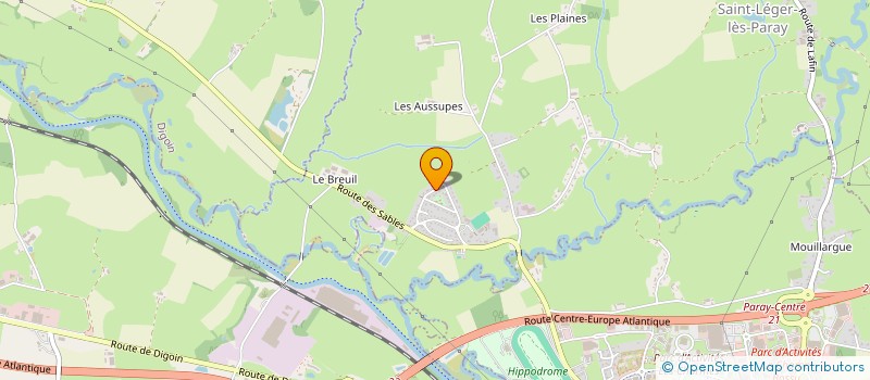 localisation de l'entreprise MADAME MAGALI CARRETTE  PARAY-LE-MONIAL