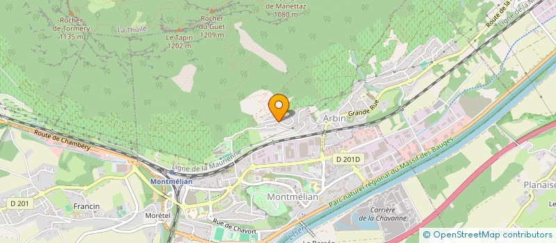 localisation de l'entreprise MADAME MAGALI CASIMIR  MONTMELIAN