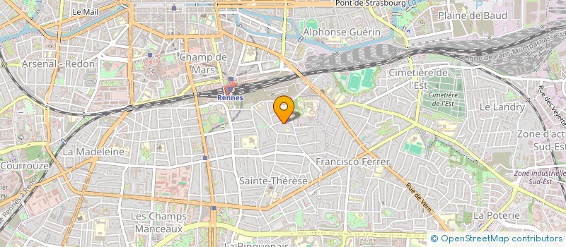 localisation de l'entreprise MADAME MAGALI CASTEX  RENNES