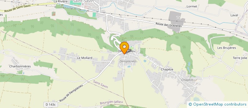 localisation de l'entreprise MADAME MAGALI CATAFORT  SAINT-SAVIN