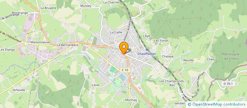 localisation de l'entreprise MADAME MAGALI CATILLON à CHAUFFAILLES