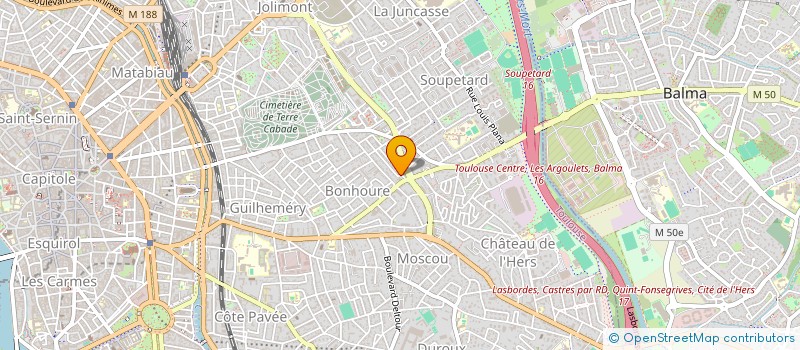 localisation de l'entreprise MADAME MAGALI CAUQUIL à TOULOUSE