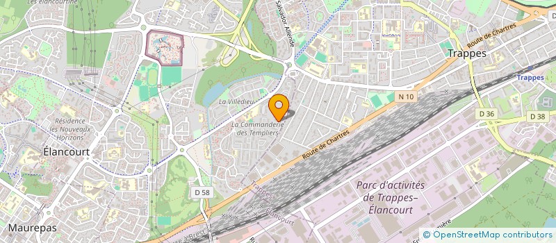 localisation de l'entreprise MADAME MAGALI CEBE  ELANCOURT