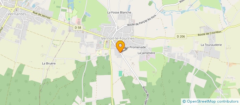 localisation de l'entreprise MADAME MAGALI CHARBONNIER  VERNOIL-LE-FOURRIER