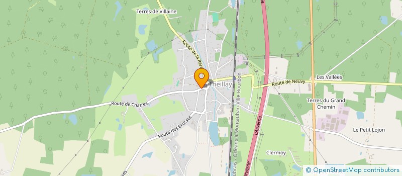 localisation de l'entreprise MADAME MAGALI CHARTIER  THEILLAY