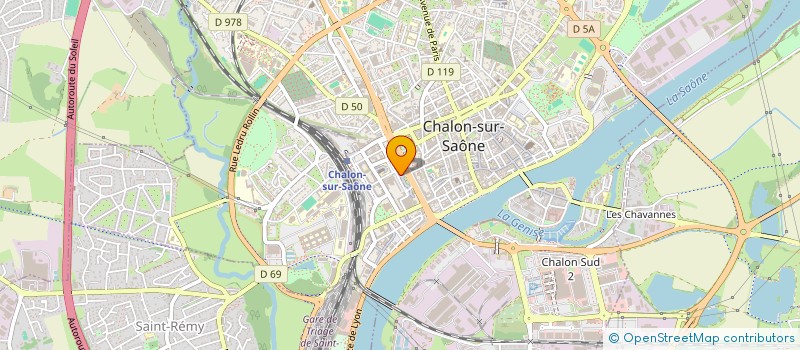 localisation de l'entreprise MADAME MAGALI CHARTON à CHALON-SUR-SAONE