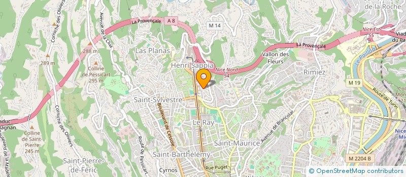 localisation de l'entreprise MADAME MAGALI CHEONG WAI YIN  NICE