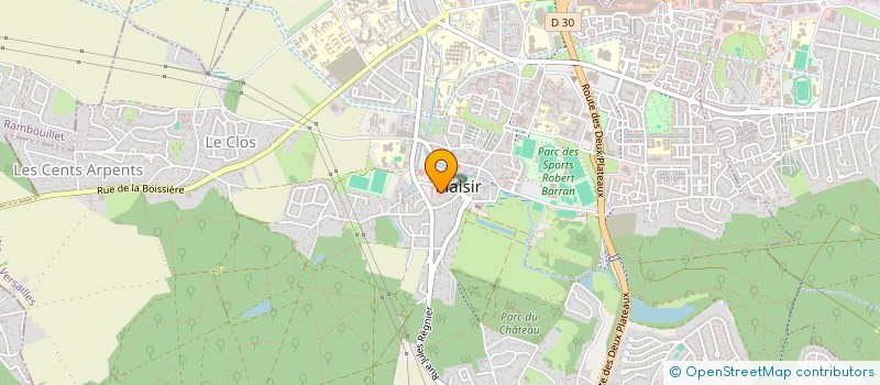 localisation de l'entreprise MADAME MAGALI CHEVALIER à PLAISIR