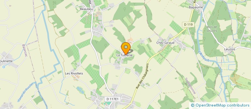 localisation de l'entreprise MADAME MAGALI CHEVRON  LES CHAMPS GERAUX