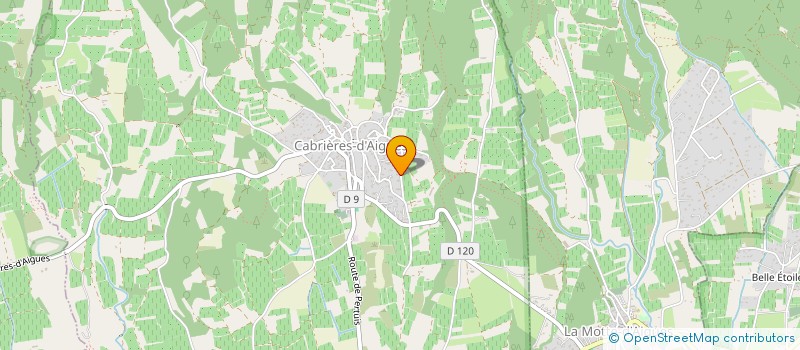 localisation de l'entreprise MADAME MAGALI CHINCHILLA  CABRIERES-D'AIGUES