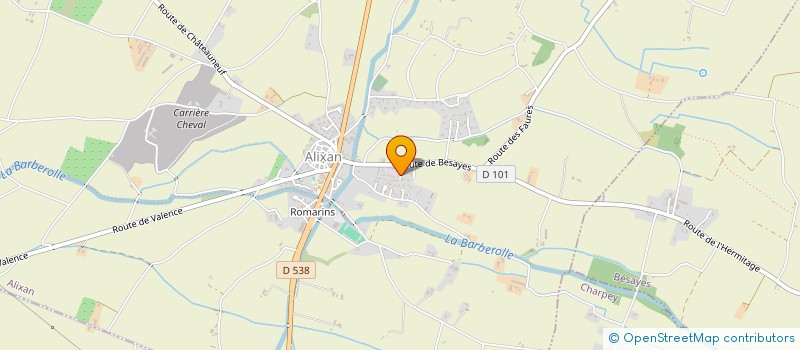 localisation de l'entreprise MADAME MAGALI CHIROSSEL  ALIXAN