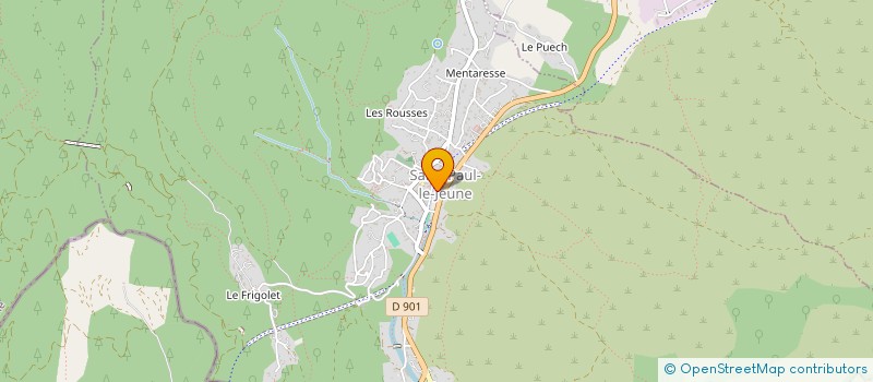 localisation de l'entreprise MADAME MAGALI CIAIS  SAINT-PAUL-LE-JEUNE