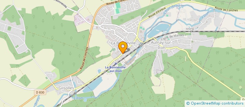 localisation de l'entreprise MADAME MAGALI CIROT à LA BONNEVILLE-SUR-ITON