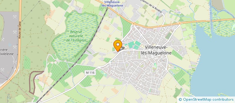 localisation de l'entreprise MADAME MAGALI CLAUSTRES  VILLENEUVE-LES-MAGUELONE