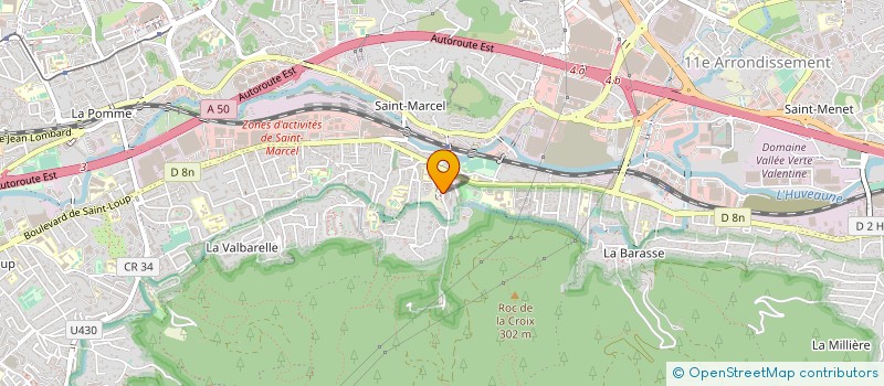 localisation de l'entreprise MADAME MAGALI CLERMONT  MARSEILLE