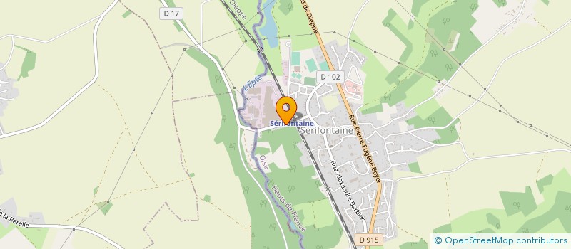 localisation de l'entreprise MADAME MAGALI COGNARD  SERIFONTAINE