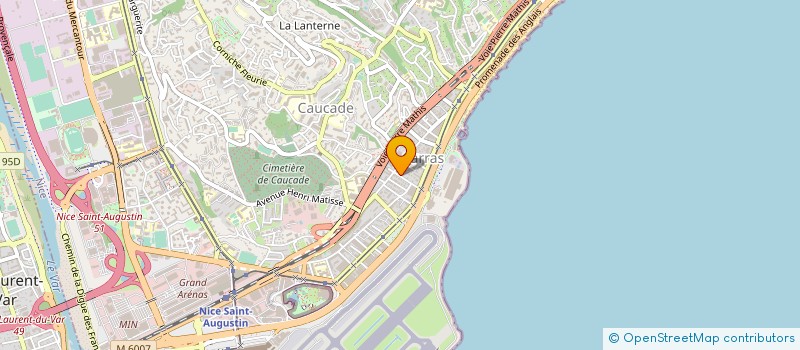 localisation de l'entreprise MADAME MAGALI COGORDAN à NICE