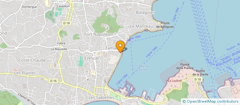 localisation de l'entreprise MADAME MAGALI COISPEL à LA SEYNE-SUR-MER