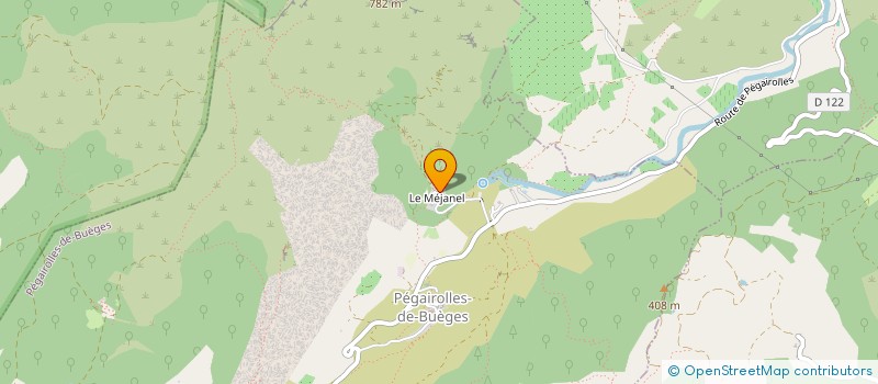 localisation de l'entreprise MADAME MAGALI COLDEFY  PEGAIROLLES-DE-BUEGES