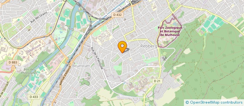 localisation de l'entreprise MADAME MAGALI COLLINEAU  MULHOUSE