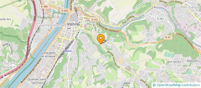 localisation de l'entreprise MADAME MAGALI CONTAMIN à VIENNE