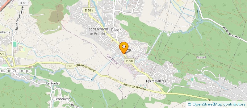 localisation de l'entreprise MADAME MAGALI CONTENSOU à GARDANNE