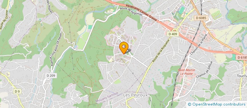 localisation de l'entreprise MADAME MAGALI CORBIERE  CANNES