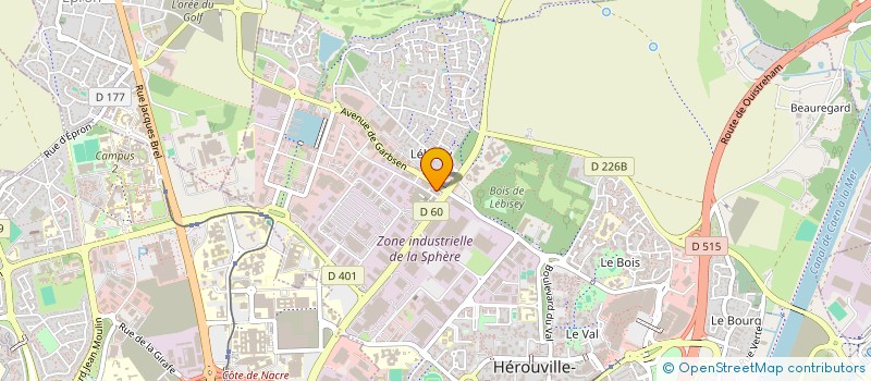 localisation de l'entreprise MADAME MAGALI CORD'HOMME à HEROUVILLE-SAINT-CLAIR
