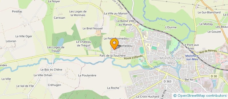 localisation de l'entreprise MADAME MAGALI CORMIER à MONTFORT-SUR-MEU