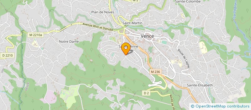 localisation de l'entreprise MADAME MAGALI CORNIGLION à VENCE