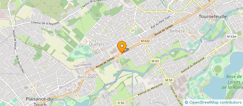 localisation de l'entreprise MADAME MAGALI COSTES  TOURNEFEUILLE