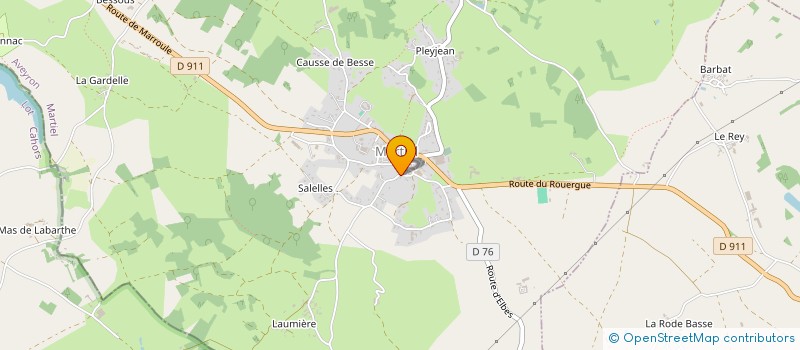 localisation de l'entreprise MADAME MAGALI COUDERC  MARTIEL