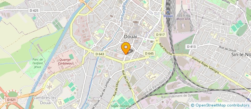 localisation de l'entreprise MADAME MAGALI COULON à DOUAI