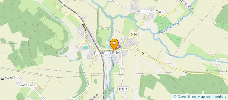 localisation de l'entreprise MADAME MAGALI COUTANT  CONDE-EN-BRIE