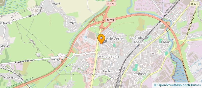 localisation de l'entreprise MADAME MAGALI CRINIER  TRIGNAC