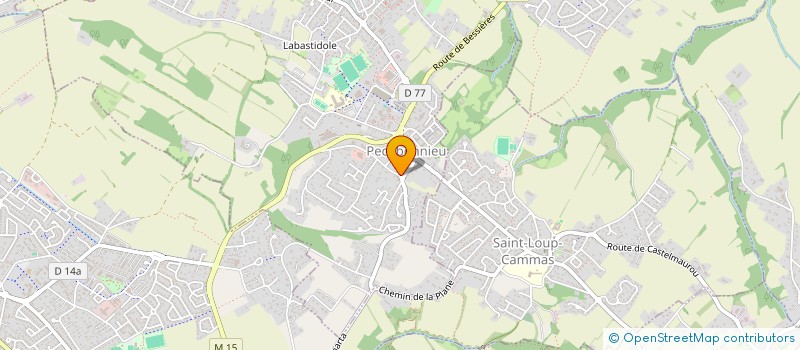 localisation de l'entreprise MADAME MAGALI CRUZEL  PECHBONNIEU