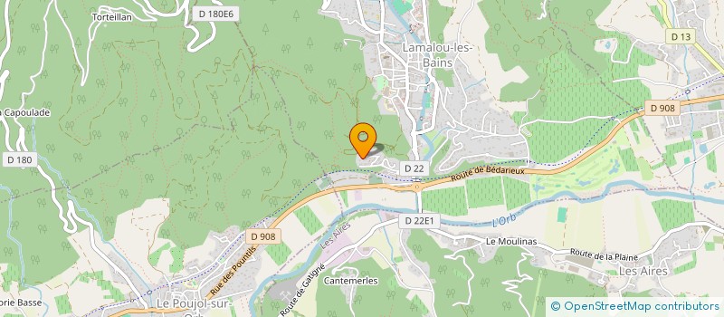 localisation de l'entreprise MADAME MAGALI DA COSTA  LAMALOU-LES-BAINS