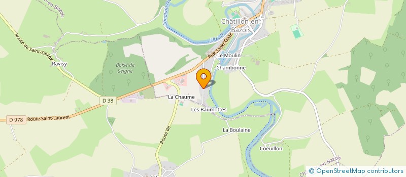 localisation de l'entreprise MADAME MAGALI DA SILVA à CHATILLON-EN-BAZOIS