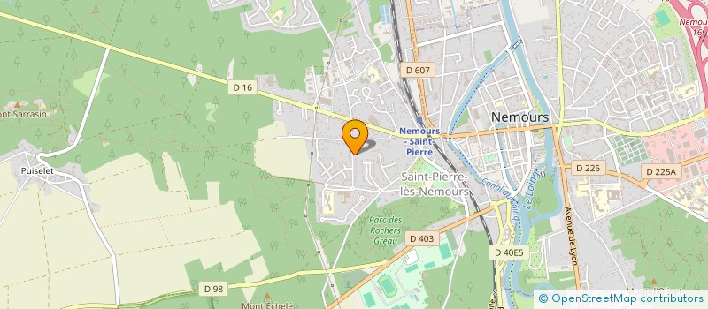 localisation de l'entreprise MADAME MAGALI DALLEAU  SAINT-PIERRE-LES-NEMOURS