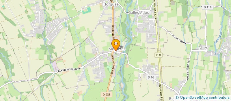 localisation de l'entreprise MADAME MAGALI DARTHUS  MOMERES