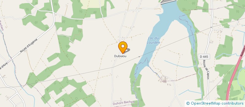 localisation de l'entreprise MADAME MAGALI DARZACQ  DUHORT-BACHEN