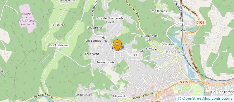 localisation de l'entreprise MADAME MAGALI DAUBISSE  SANILHAC