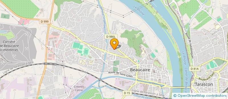 localisation de l'entreprise MADAME MAGALI DAURAT à BEAUCAIRE