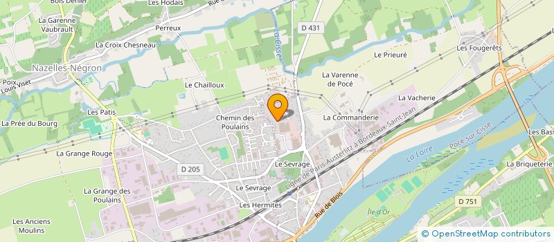 localisation de l'entreprise MADAME MAGALI DE ALMEIDA  NAZELLES-NEGRON