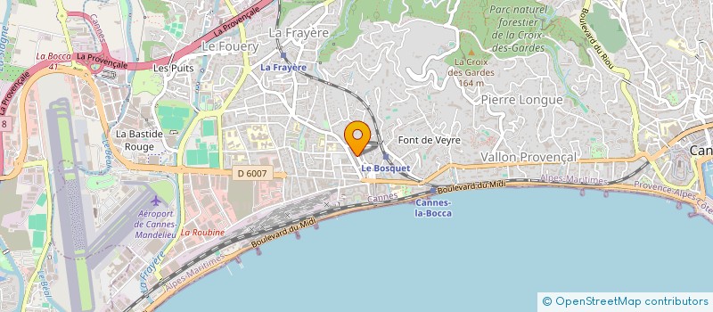 localisation de l'entreprise MADAME MAGALI DE CRUZ à CANNES